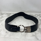 AVION WOMEN'S BELT black silver 90cm