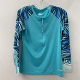 WOMEN'S ACTIVE TOP turquoise blue L