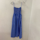 FAITHFULL THE BRAND WOMEN'S DRESS blue white 6