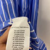 FAITHFULL THE BRAND WOMEN'S DRESS blue white 6