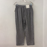 UNIQLO WOMEN'S PANTS cream navy M