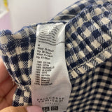 UNIQLO WOMEN'S PANTS cream navy M