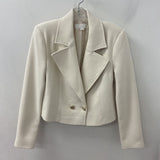 ZARA WOMEN'S BLAZER/JACKET cream S