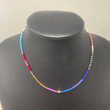BRYCE HUDSON WOMEN'S NECKLACE blue white pink multi