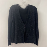 OLSEN WOMEN'S CARDIGAN black silver S