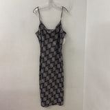 Banana Republic WOMEN'S DRESS grey white dots XL