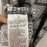 Banana Republic WOMEN'S DRESS grey white dots XL