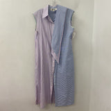 DIANE von FURSTENBERG WOMEN'S DRESS blue pink white S