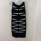 D. EXTERIOR WOMEN'S DRESS black white S