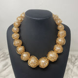 WOMEN'S NECKLACE copper pearl