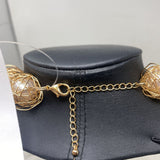 WOMEN'S NECKLACE copper pearl