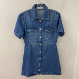 ZARA WOMEN'S DRESS blue L