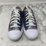 CONVERSE WOMEN'S SNEAKERS blue pink silver 7/37.5