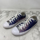 CONVERSE WOMEN'S SNEAKERS blue pink silver 7/37.5