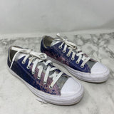 CONVERSE WOMEN'S SNEAKERS blue pink silver 7/37.5