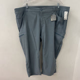 EDDIE BAUER WOMEN'S PLUS BOTTOM blue-grey 24W