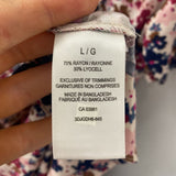 DENVER HAYES WOMEN'S DRESS pink multi colour floral L