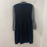 CALVIN KLEIN WOMEN'S DRESS black white 14