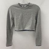 ZARA WOMEN'S TOP grey navy M