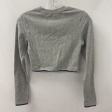 ZARA WOMEN'S TOP grey navy M