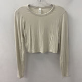 LULULEMON WOMEN'S ACTIVE TOP off white 8