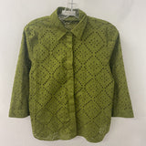 ZARA WOMEN'S BLOUSE/SHIRT green M