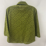 ZARA WOMEN'S BLOUSE/SHIRT green M