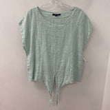 CHARLIE B WOMEN'S BLOUSE/SHIRT turquoise M