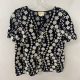 WOMEN'S BLOUSE/SHIRT black white S/38