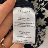 WOMEN'S BLOUSE/SHIRT black white S/38