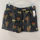 RED VALENTINO WOMEN'S SHORTS black olive red M/46