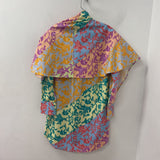 DEREK LAM 10 CROSBY WOMEN'S DRESS blue pink orange green 6