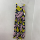 MARC CAIN WOMEN'S DRESS pink yellow black 8