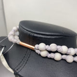WOMEN'S NECKLACE grey navy copper