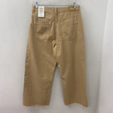 ZARA WOMEN'S JEANS camel 8