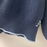 scotch & soda WOMEN'S SWEATER navy, light blue L