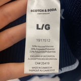 scotch & soda WOMEN'S SWEATER navy, light blue L