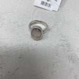 WOMEN'S RING silver white 5.5