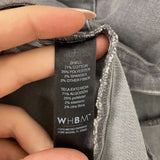 White House Black Market WOMEN'S DENIM JACKET grey 0