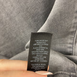 White House Black Market WOMEN'S DENIM JACKET grey 0