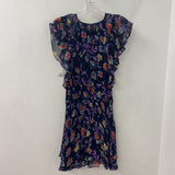 RAMY BROOK WOMEN'S DRESS black purple orange S