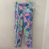 lilly pulitzer WOMEN'S ACTIVE BOTTOM aqua pink blue XS