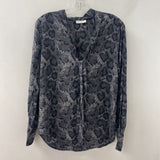 EQUIPMENT WOMEN'S BLOUSE/SHIRT grey snake print M
