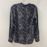 EQUIPMENT WOMEN'S BLOUSE/SHIRT grey snake print M