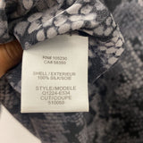 EQUIPMENT WOMEN'S BLOUSE/SHIRT grey snake print M