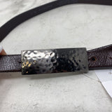 SIMONS WOMEN'S BELT brown silver M
