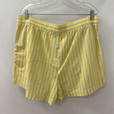 GAP WOMEN'S SHORTS yellow white navy XL