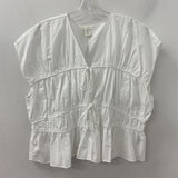 H&M WOMEN'S BLOUSE/SHIRT white XL
