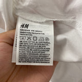H&M WOMEN'S BLOUSE/SHIRT white XL