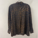 H&M WOMEN'S BLOUSE/SHIRT animal print XL